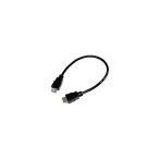 SHDMI-03M2 HDMIケーブル 2.0 ブラック [0.3m /HDMI⇔HDMI /スタンダードタイプ]