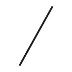 ストレートストロー 6×21mm 黒 200本入 HEIKO 4712855 (67-9237-94)