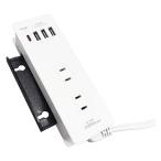 PD対応OAタップ AC X4 TYPE-C PD X1 USBX3 エ