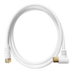 TVアンテナケーブル 2m 1ケース 10個入 Lazos L-AVW2 (68-2016-12)