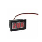 防水機能付きLEDデジタル電圧計 レッド Joman 旧MCP WDCV-40 (68-4130-30)