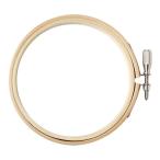刺しゅう枠 内径φ8cm 1個 日本竹品工業 S2-7 (69-6182-99)