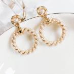 Yahoo! Yahoo!ショッピング(ヤフー ショッピング)ピアス ゴールド パール ドットリング 真珠 スタッド ピアス