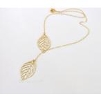 Yahoo! Yahoo!ショッピング(ヤフー ショッピング)ピアス リーフ ゴールド ネックレス ピアス セット　
