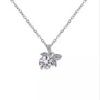 Yahoo! Yahoo!ショッピング(ヤフー ショッピング)ネックレス silver925 リボンモチーフ 高級 エレガント キュービックジルコニア ネックレス