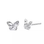 Yahoo! Yahoo!ショッピング(ヤフー ショッピング)ピアス silver925 バタフライ シンプル スタッド ピアス