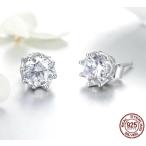 Yahoo! Yahoo!ショッピング(ヤフー ショッピング)ピアス silver925 プラチナ キュービックジルコニア スタッド ピアス　