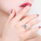 Yahoo! Yahoo!ショッピング(ヤフー ショッピング)指輪 フリーサイズ シルバー ブルーストーン デザイン リング