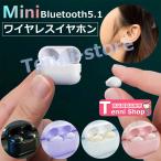 ワイヤレスイヤホン ミニ 小型Bluetooth5.1 イヤホン Hi-Fi高音質 ノイズキャンセリング ブルートゥース コンパクト 超軽量 両耳
