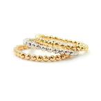 ショッピングシャンデリア 18金　シャンデリアボール　リング　(Ｍサイズ)ゴールド　ホワイトゴールド　ピンクゴールドの3種類からお選びください