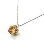 ショッピングsuo プラチナ　キュービック1.3カラット　ペンダントネックレス(簡易鑑別カード付) 送料無料