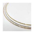 オメガ形状 長さ45センチ 1.2ミリ18金ゴールド/18金ピンクゴールド/18金ホワイトゴールド3種類よりお選び下さい。 送料無料