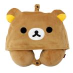  Rilakkuma с капюшоном . подушка для шеи ko Rilakkuma низкая упругость дешево . удобный .... герой товары путешествие .. симпатичный модный sifreMKR7067