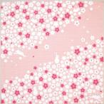 .книга@kenema сделано в Японии маленький furoshiki .. данный Cross мир рисунок рука .. Sakura ...50×50cm 83434