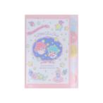  Sunstar канцелярские принадлежности (Sun-Star Stationery) Sanrio герой прозрачный файл 5 карман Little Twin Stars 50 годовщина TS ночь пустой S