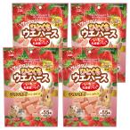  Mini maru Land Saxa k!.... вафли клубника . кислота . плюс 85g( примерно 55 шт )[4 шт. комплект ]