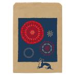  индиго (indigo) упаковка бумажный пакет flat пакет M фейерверк ...10 листов входит PP707