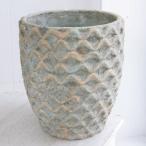ショッピング陶器 植木鉢 おしゃれ アンティーク 陶器鉢 ギルドフラワーポット L 35cm 12号 10号対応 底穴あり 鉢 室内 屋外 鉢植え 観葉植物 塊根