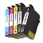 エプソン RDH-4CL (BK-L×2/C/M/Y) (増量ブラック/5本セット) リコーダー EPSON 互換インクカートリッジ 残量表示 ICチップ付 印刷