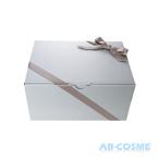  упаковка подарок для подарочная коробка L размер # silver gray <br> лента упаковка имеется 