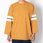 TURN ME ON( Turn mi- on ) футбол 9 минут рукав TEE(ORANGE) (MENS)M/L размер 