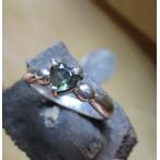Yahoo! Yahoo!ショッピング(ヤフー ショッピング)Silver925 Ring　 グリーントルマリン   シルバーリング 　 　9号 　 n1076