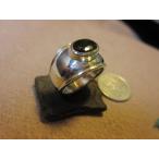 Yahoo! Yahoo!ショッピング(ヤフー ショッピング)Silver925  Ring ・  指輪    黒瑪瑙  ブラックオニキス　14号   8.8g     n1569