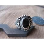 Yahoo! Yahoo!ショッピング(ヤフー ショッピング)Silver925 Ring 　  天然石ブラックオニキス　シルバーリング　17号　　n742