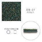 MIYUKI デリカビーズ DB-27 グリーン金ラスター 20g メール便/宅配便可 db-27-20g