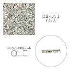 MIYUKI デリカビーズ DB-551 外銀メッキ 3g メール便/宅配便可 db-551-3g