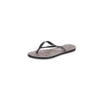ショッピングhavaianas 【並行輸入品】Havaianas レディース スリム フローラル ビーチサンダル US サイズ: 11 12 カラー: ブラック Havaian
