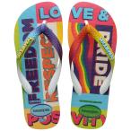 ショッピングhavaianas 【並行輸入品】Havaianas トッププライド レインボー US サイズ: 9 カラー: ブラック Havaianas Women's TOP