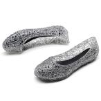 【並行輸入品】SAILING LU Women's Beach Jelly Shoes Sparkles Slip On Sandals Su