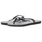 ショッピングhavaianas 【並行輸入品】(ハワイアナス) Havaianas サンダル レディース スリム メタリックプリント, ブラック/ライトゴールデン, 5 6 H