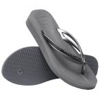 ショッピングhavaianas 【並行輸入品】Havaianas (ハワイアナス) レディース ウェッジサンダル, スチールグレー/スチールグレー, 7.5 Havaianas