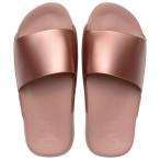 ショッピングhavaianas Havaianas レディース スライド クラシック メタリック スライドサンダル, クロッカスローズ。, 11 12 Havai 並行輸入品