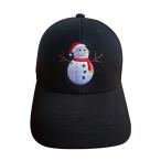 Christmas Baseball Cap Embroidered Reindeer Snowman Winter Truck 並行輸入品