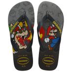 ショッピングhavaianas 【並行輸入品】Havaianas Women's Mario BROS Sandal Steel Grey Flip Flop, 11 12