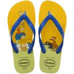 ショッピングhavaianas 【並行輸入品】Havaianas Mens and Womens The Simpsons Flip Flop Sandal, Citrus