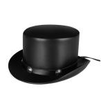 Steampunk Top Hat Steampunk Hat Leather Pork Pie Hat Gay Top hat 並行輸入品