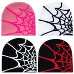 【並行輸入品】DKYM 4 Pcs Y2k Beanies Spider Web Be