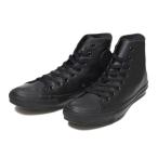 【converse】 コンバース レザーオールスター ハイ LEATHER ALL STAR HI BLACK_MONO
