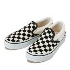 ヴァンズ スニーカー スリッポン ジュニア VANS ヴァンズ SLIP ON スリッポン V98CK　BLK/WHT CHK