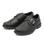 HAWKINS ホーキンス 防水ビジネスシューズ AL IT MONK FLEX2 エアライト アイステック モンク フレックス2 4E HB80181 BLACK