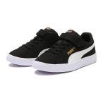 キッズ PUMA プーマ 17-21COURTFLEX V2 S.SUEDE PS コートフレックス V2 S.スウェード 382731 ABC限定01BK/WH