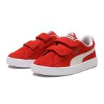 キッズ PUMA プーマ 17-21SUEDE CLASSIC XXI V PS スウェード クラシック XXI V PS 380563 02H.RISK RED/WH