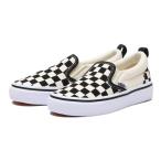 ショッピングVANS キッズ VANS ヴァンズ SLIP ON(14-18) スリッポン V98CS BLK/WHT CHK