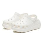 ショッピングCROCS crocs クロックス CLASSIC CRUSH CLOG クラシッククラッシュクロッグ 207521-100 WHITE