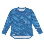  женский ASICS Asics ui мужской графика UV уход длинный рукав рубашка длинный рукав 2012C782.403 Reborn голубой 