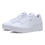 ショッピングPUMA レディース PUMA プーマ KARMEN WEDGE CG カルメン ウェッジCG 396242 ABC-MART限定 *01WHT